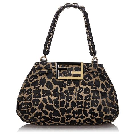 fendi lion print bag